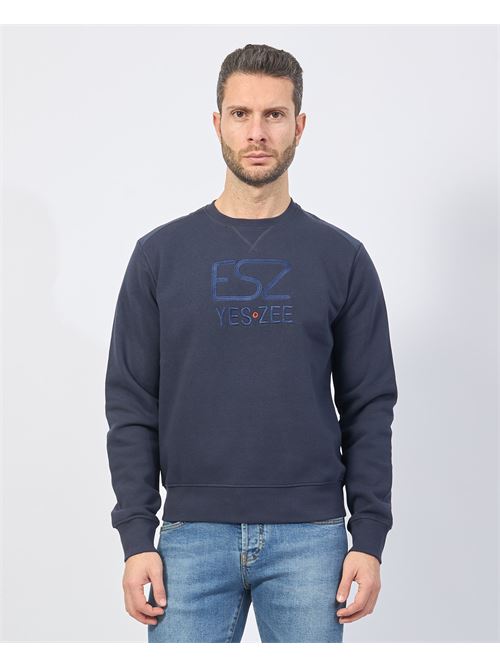 Felpa uomo Yes Zee con logo a contrasto YES ZEE | F829-SD000713